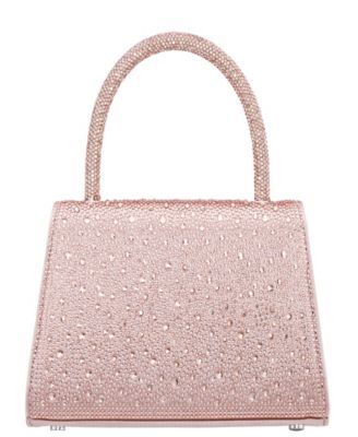 Crystal Magnetic Snap Satchel Bag