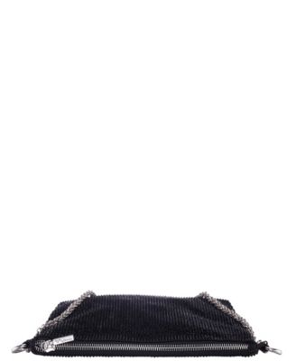 Crystal Embellished Zipper Hobo Bag