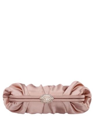Classic Lift Lock Satin Clutch