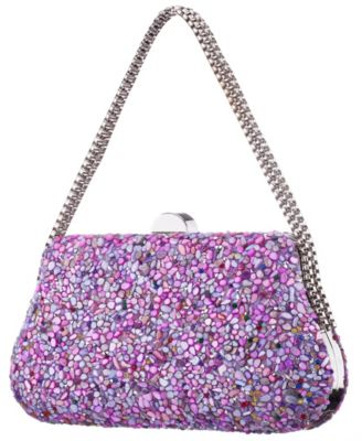 Rock Candy Minaudiere Crystal Lift Lock Clutch