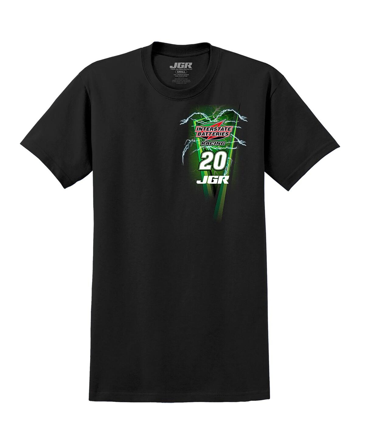 Joe Gibbs Racing Team Collection Men's Black Christopher Bell Interstate Batteries Car T-shirt In Black