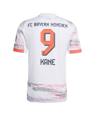 Men's Harry Kane White Bayern Munich 2025/26 Away Replica Player Jersey