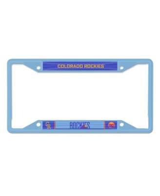 Wincraft - Colorado Rockies 2025 City Connect Laser Cut Metal License Plate Frame
