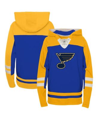 Outerstuff - Preschool Blue St. Louis Blues Revisited Lace-Up V-Neck Pullover Hoodie