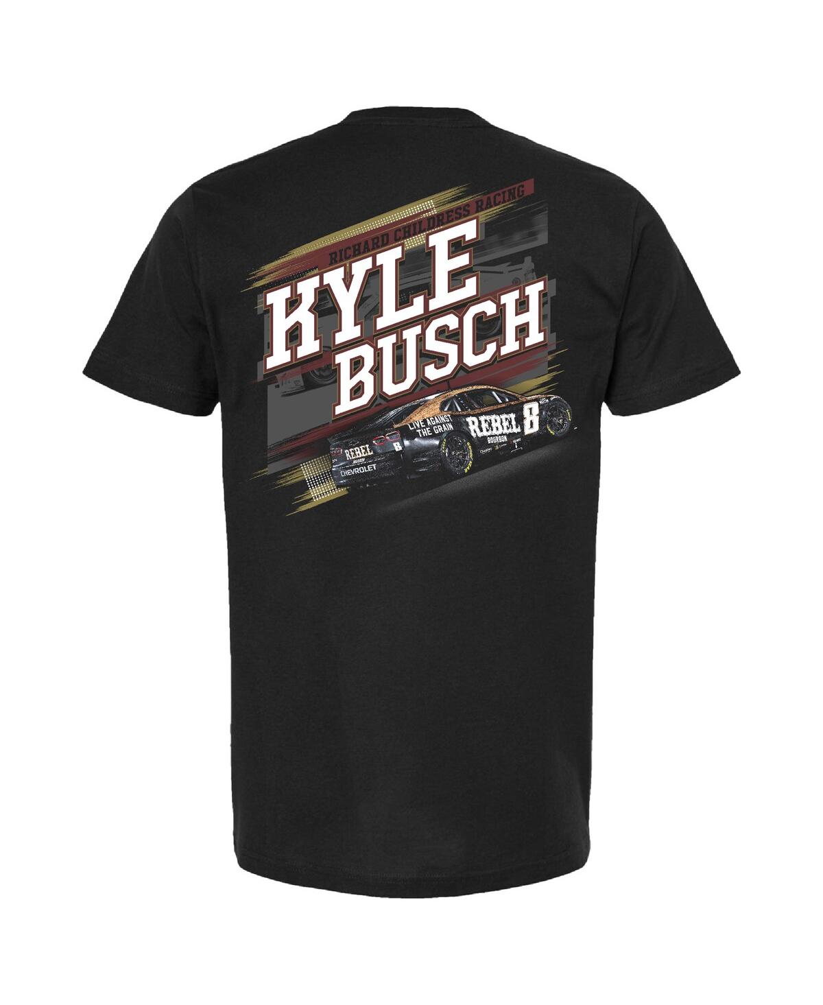 Richard Childress Racing Team Collection Men's Black Kyle Busch Cheddar's Car T-shirt In Black