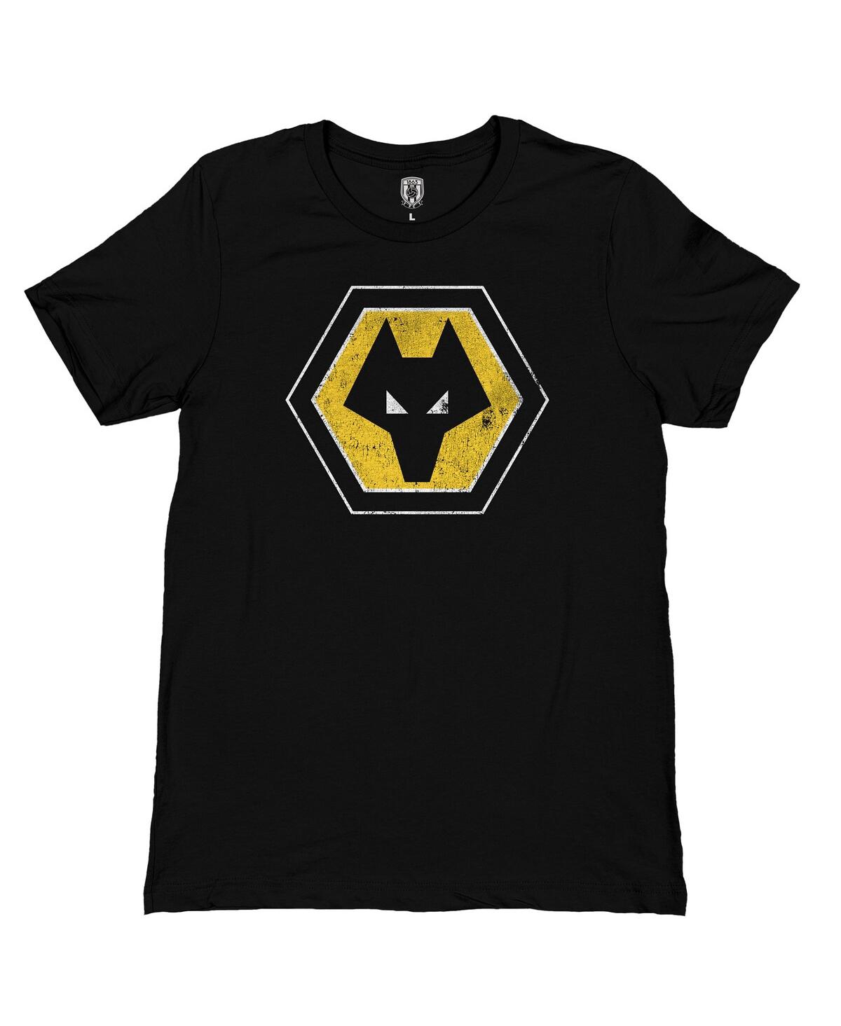 1863fc Men's Black Wolverhampton Wanderers Color Badge Jersey T-shirt In Black
