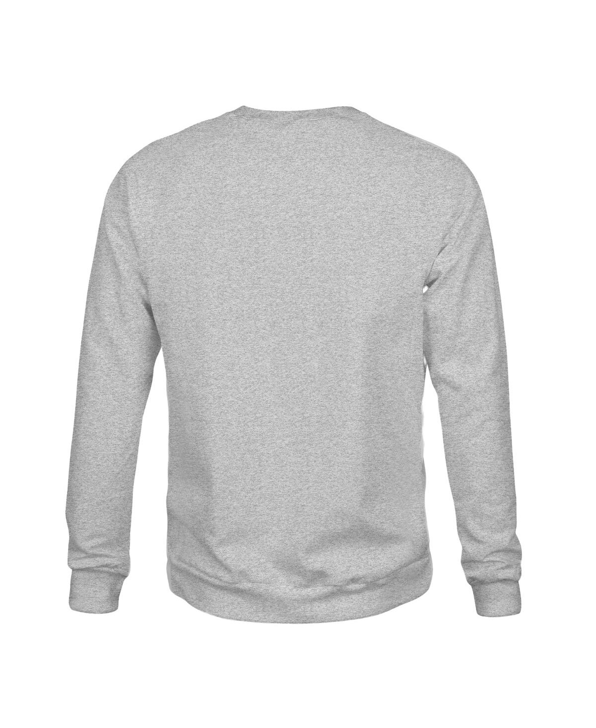 1863fc Men's Heather Gray Chelsea Pullover Crewneck Sweatshirt In Gray
