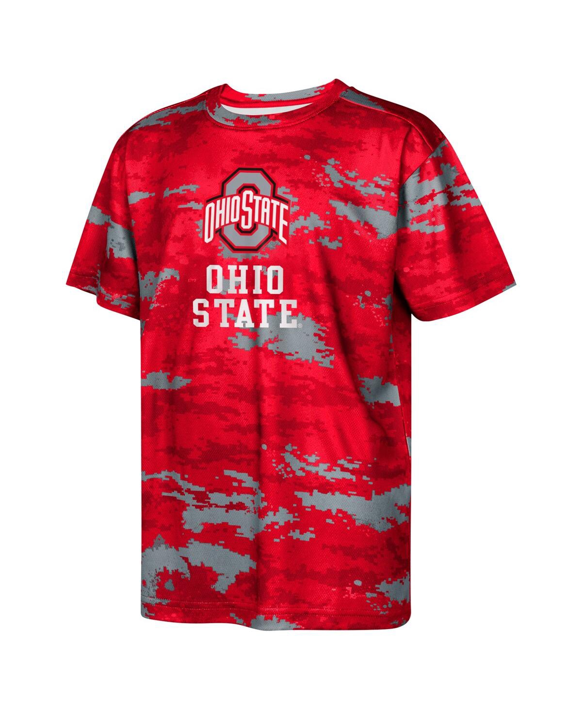 Outerstuff Preschool Scarlet Ohio State Buckeyes Scrimmage T-shirt In Multi