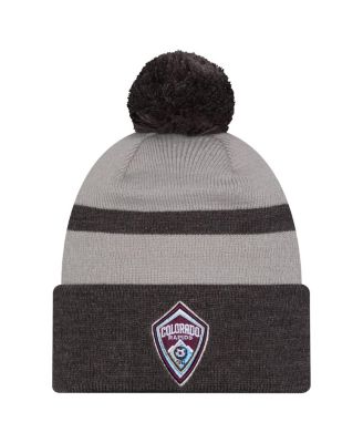 New Era - Men's Black Colorado Rapids 2025 Kickoff Cuffed Knit Hat with Pom