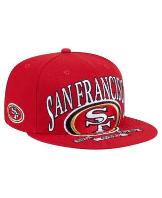 New Era - Men's Scarlet San Francisco 49ers Oversized 59FIFTY Fitted Hat