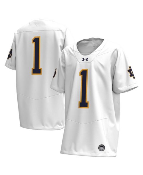 Детское футбольное джерси Under Armour Notre Dame Fighting Irish Replica, White
