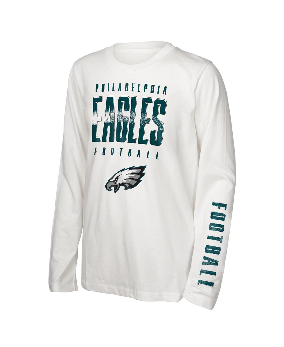Outerstuff Preschool Philadelphia Eagles The Mix Combo T-shirt Set In Multi