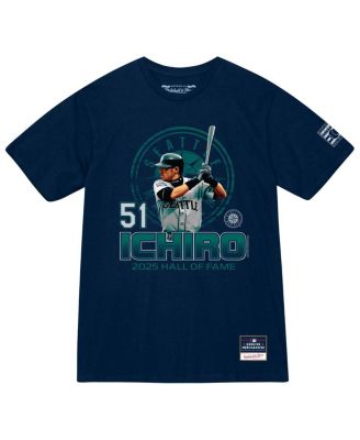 Men's Ichiro Suzuki Navy Seattle Mariners Hall of Fame Hitter T-Shirt