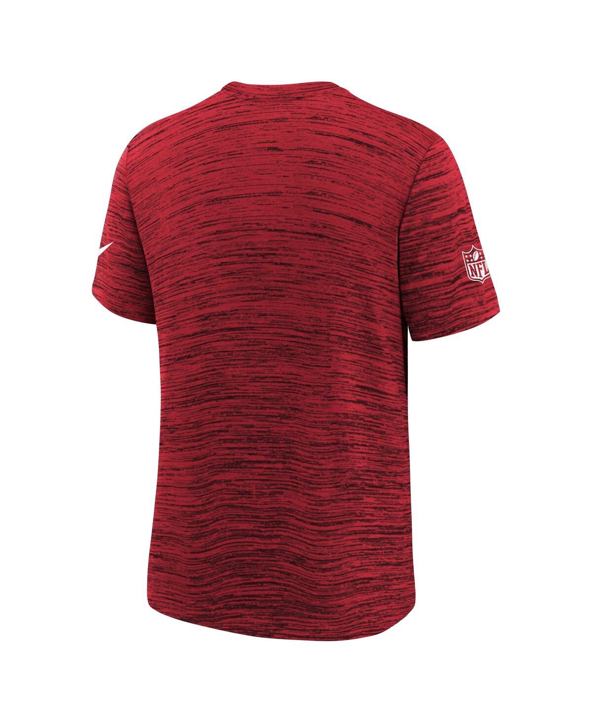 Nike Big Boys And Girls Red Kansas City Chiefs Sideline Velocity Performance T-shirt In Multi