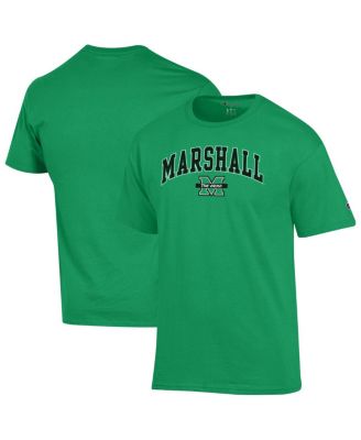Champion - Men's Kelly Green Marshall Thundering Herd Arch Over Logo T-Shirt