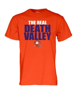 Men's and Women's Orange Clemson Tigers the Real Death Valley T-Shirt