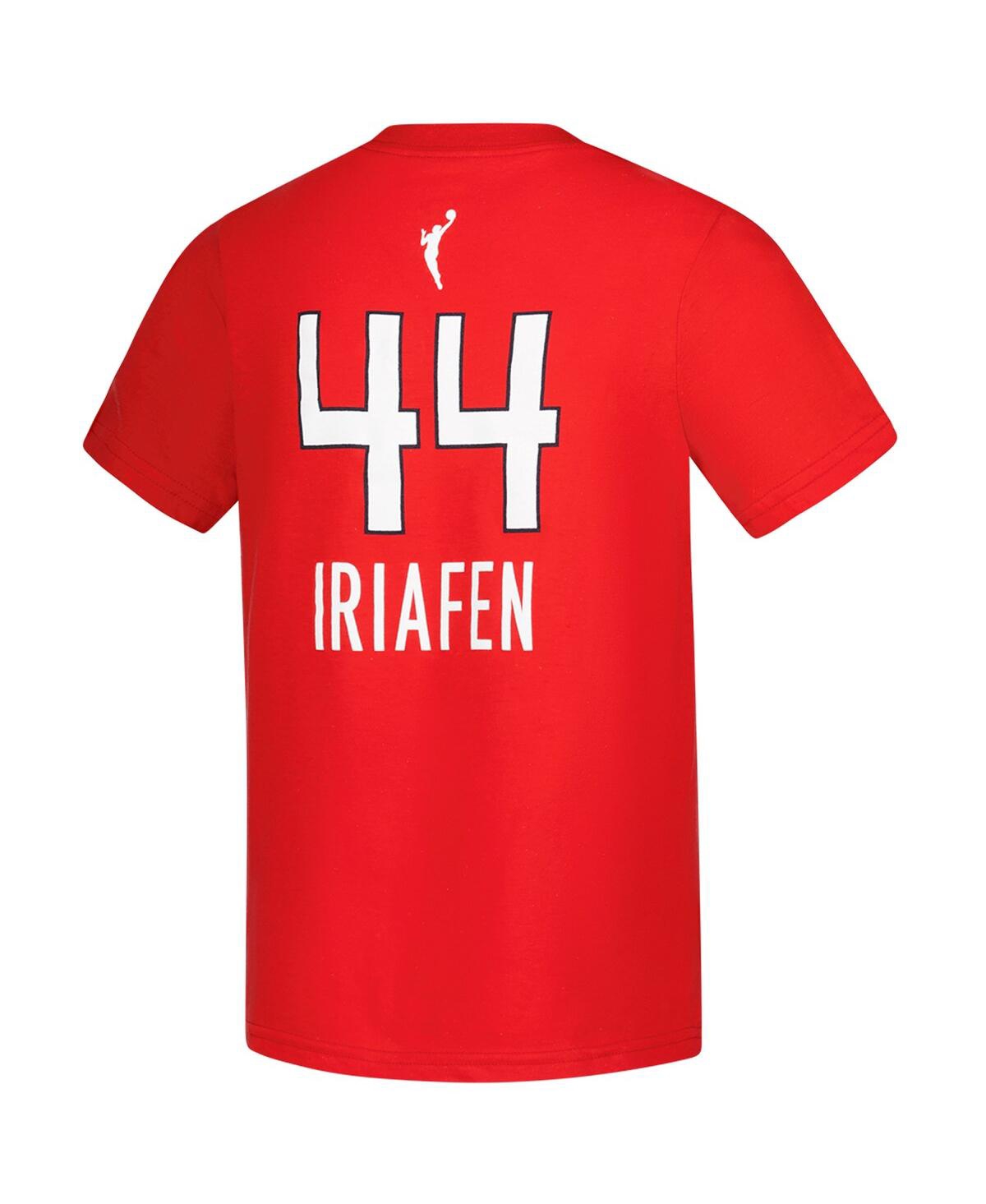 Nike Big Boys And Girls Kiki Iriafen Red Washington Mystics Explorer Edition Name Number T-shirt In Red
