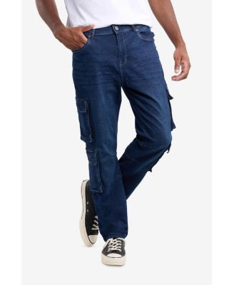 Men's Straight Fit Cargo Jeans