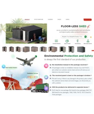 12'x12' Outdoor Storage Shed