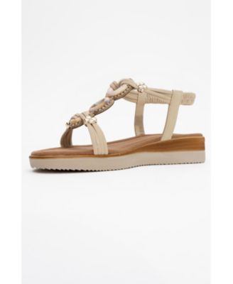 JUNES Buckle-Embellished Sandal (Women)