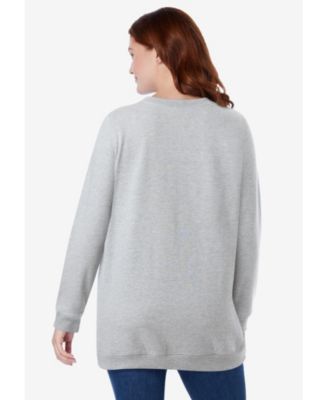 Plus Size Fleece Sweatshirt