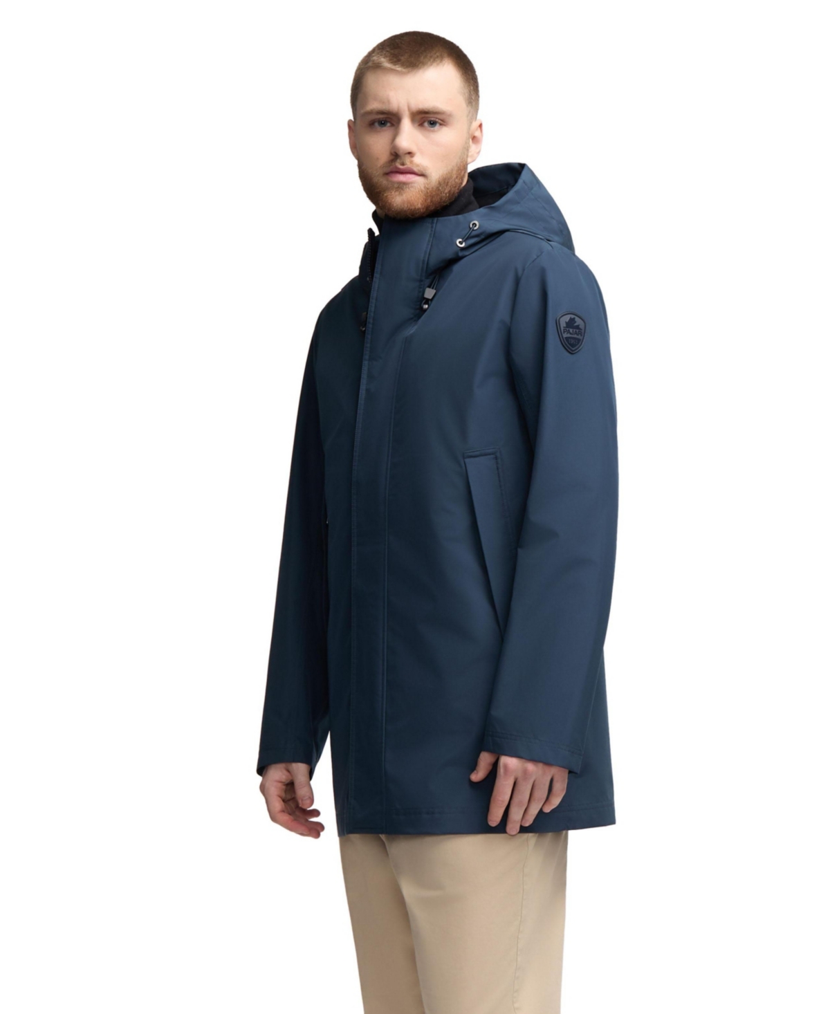 Pajar Men's Kaito Unlined Rain Shell with Fixed Hood