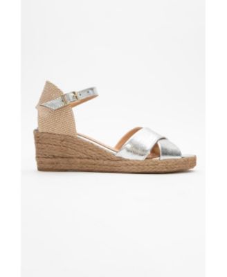 Miria Leather Platform Espadrille (Women)