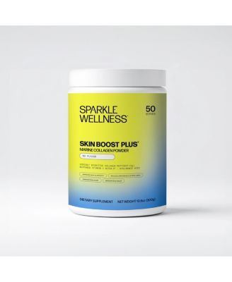 Marine Skin Boost Plus [50-Serves] Collagen Powder with Marine-derived VERISOL Bioactive Hydrolyzed Collagen Peptides, Vitamin C & Hyaluronic Acid