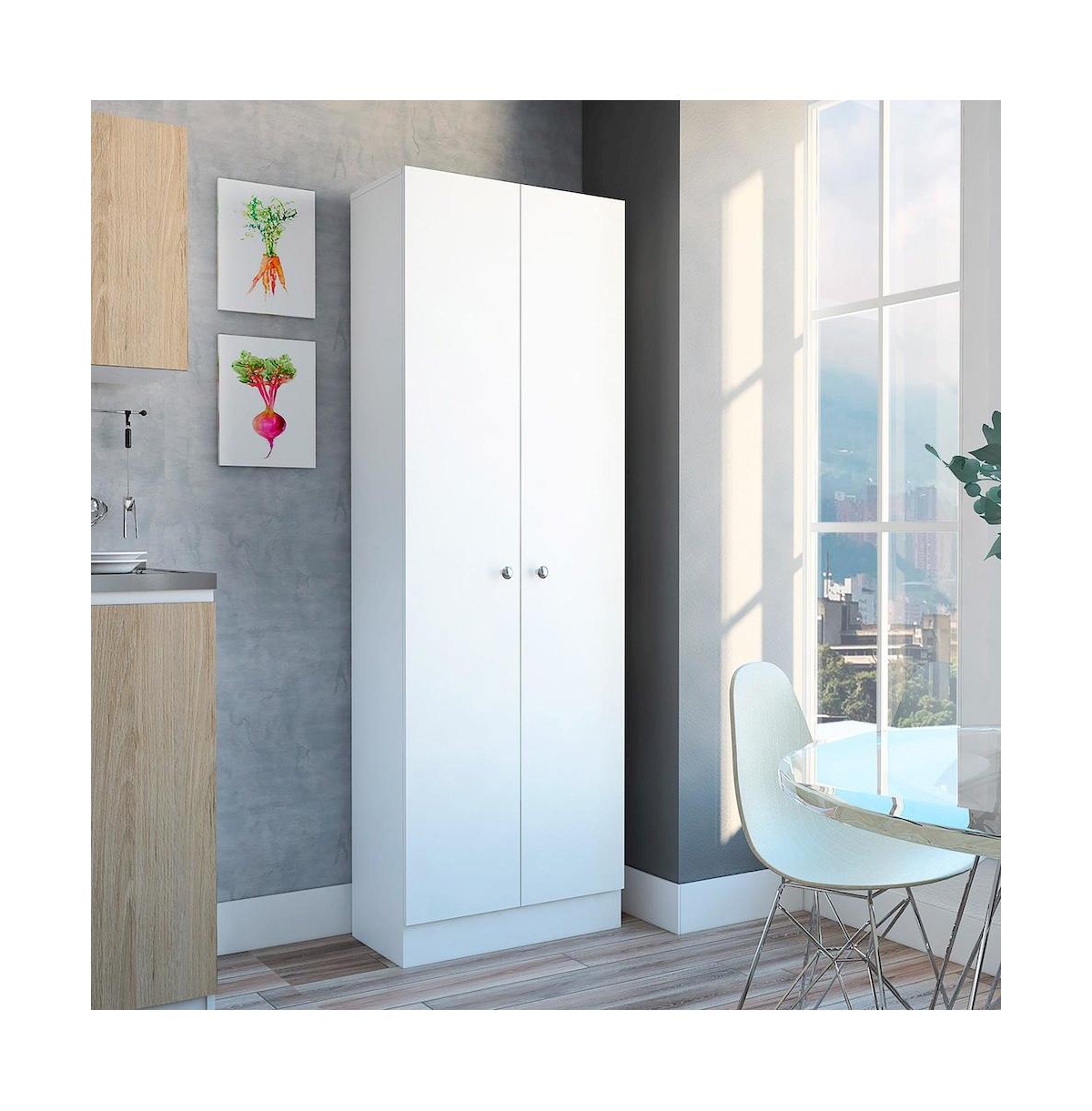 Tuhome Multistorage Pantry White Mdf