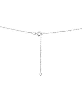 Diamond Circle Pendant Necklace (1/2 ct. t.w.) in 10K White Gold, Exclusive