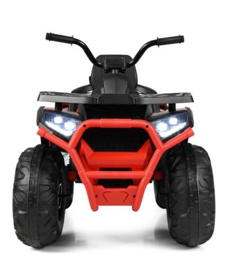 12V Kids Electric 4-Wheeler ATV Quad 2 Speeds Ride On Car w/MP3&LED Lights