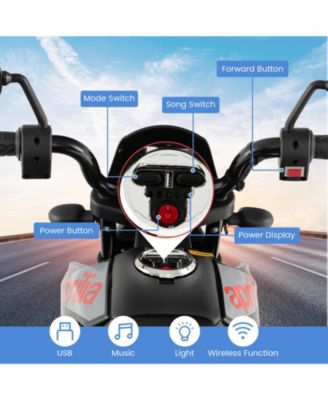 12V Licensed Aprilia Kids Ride On Motorcycle Electric Dirt Bike with Light & Music