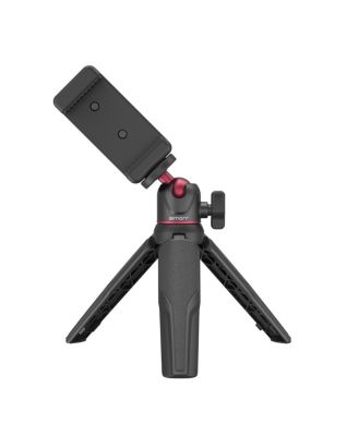 simorr Vigor VK-20 Vlog Tripod Kit with Single Cold-Shoe Phone Clamp, Kaimu Black