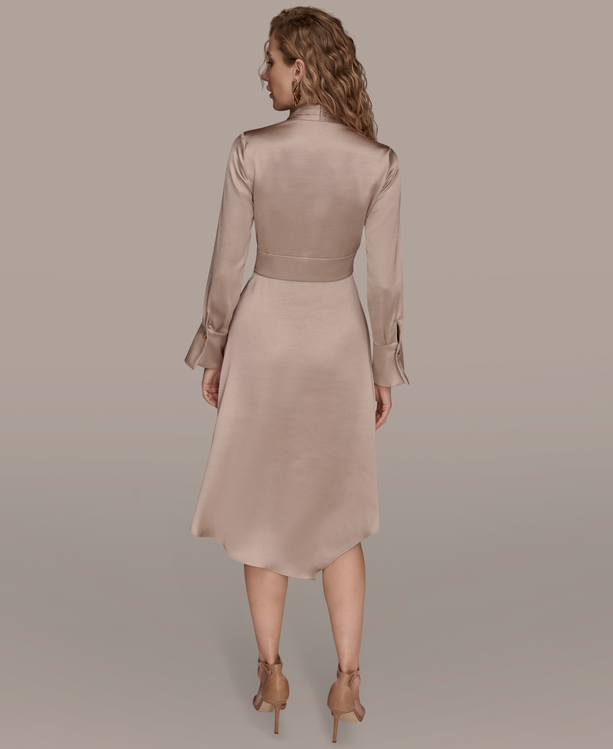 Donna Karan New York Women's Satin Midi Dress