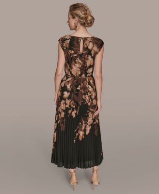 Women's Floral Belted Dress