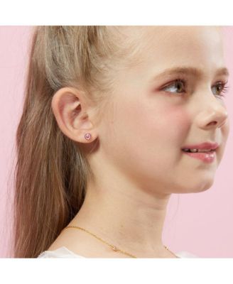 Petit Bubble Earrings in Pink