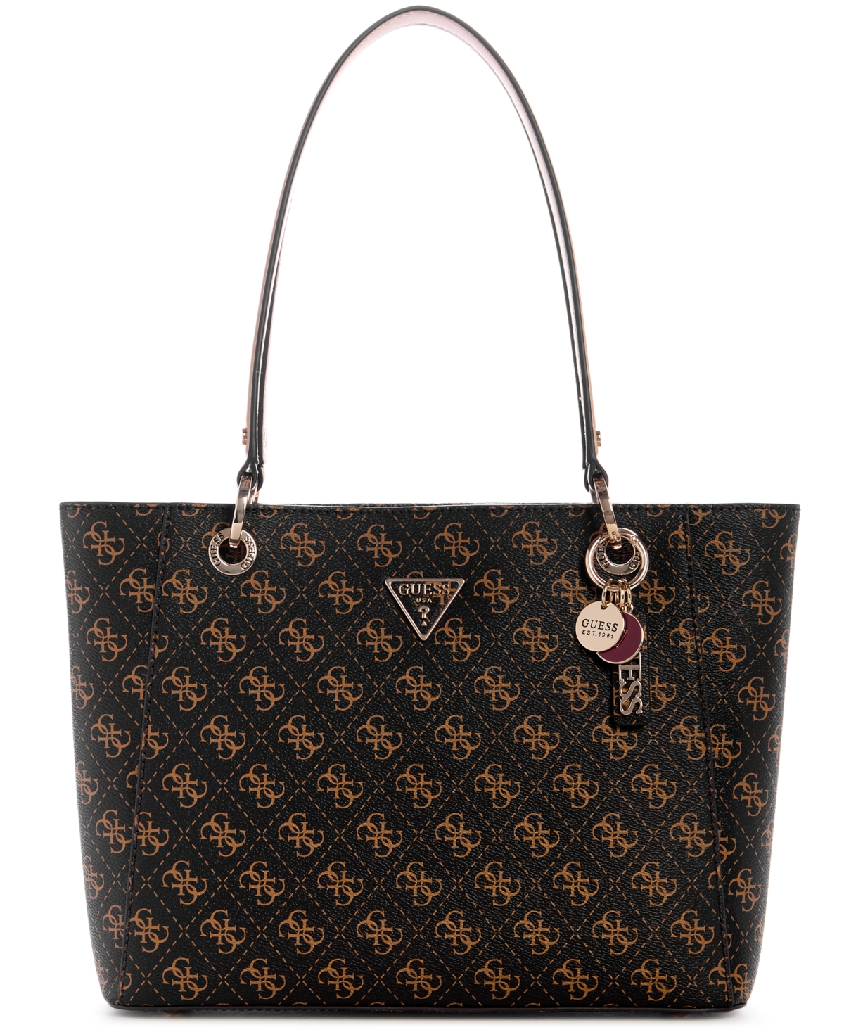 Guess Women's Noelle Ii Medium Tote Bag In Brown