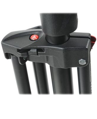 1052BAC 93" Air Cushioned Aluminum Compact Stand with 3-Sections & 2 Risers, Black - Pack of 3 Stands