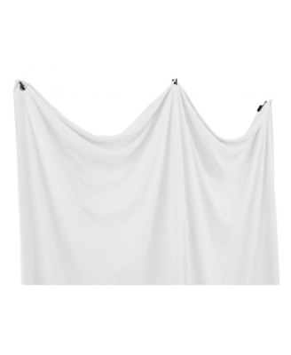 8x8' X-Drop Pro Wrinkle-Resistant Backdrop Kit with Stand, High-Key White