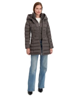 Women's Laundry By Shelli Sega Fitted Puffer Coat