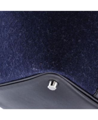 Pre-Owned HERMES PM Picotin Lock Bag Felt with Leather