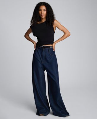 Women's Crew Neck Side Ruched Top