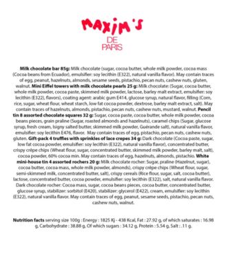 Holiday Joie de Vivre Gourmet Chocolate Gift Box, 6.91 oz