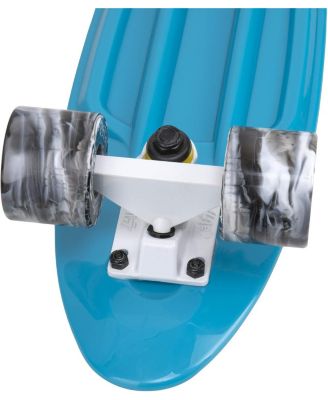 22 Inch Mini Cruiser Skateboard - OCEANIC with Swirl Wheels