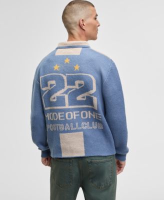 Men's Logo Johnny Collared Sweater, Macy's Exclusive