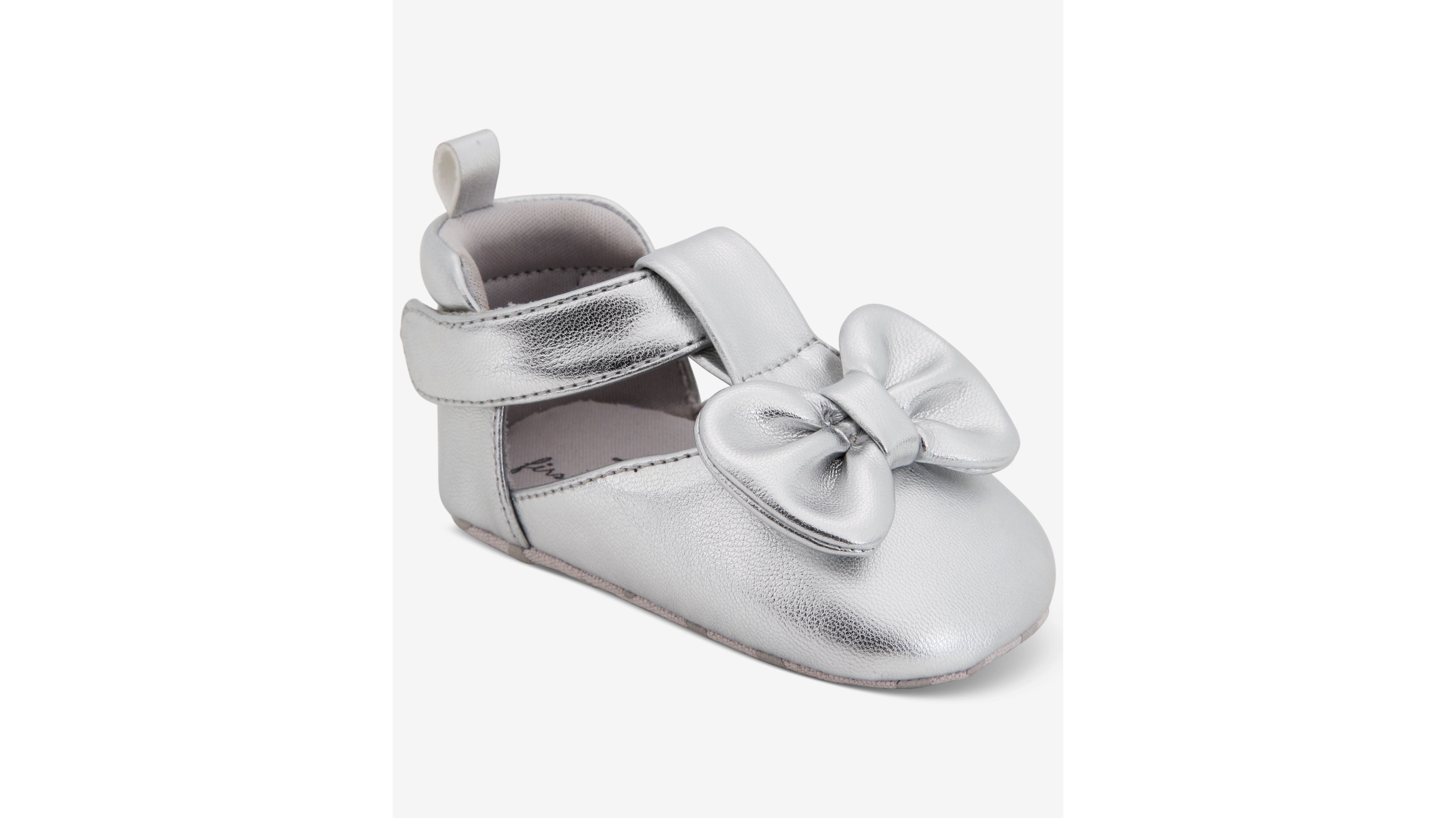 First Impressions Baby Girls Metallic Bow Shoes, Macy's Exclusive