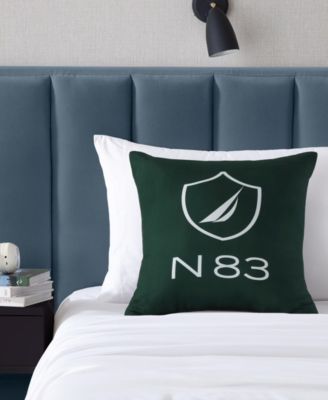 N83 Boat Printed Square Decorative Pillow, 18" x 18"