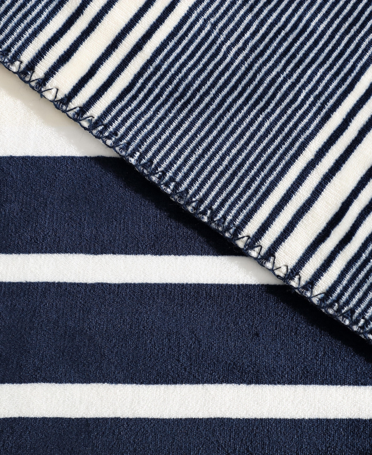 Nautica Printed Reversible Lush Throw, 70" X 50" In Multi