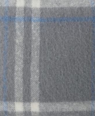 Ryan Cove Plaid Faux Mohair Square Decorative Pillow, 20" x 20"