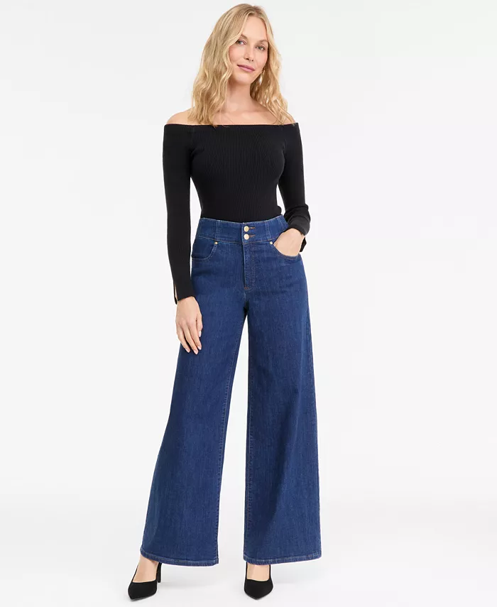 Women's High-Rise Wide-Leg Jeans